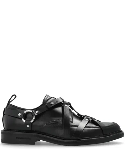 Dsquared2 Leather Shoes In Black