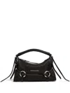 Dsquared2 Leather Shoulder Bag In 黑色