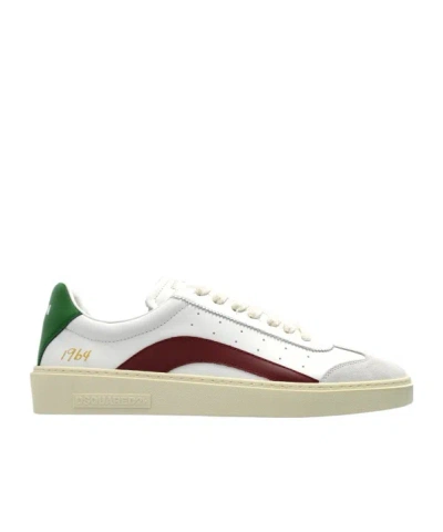 DSQUARED2 DSQUARED2 LOGO PATCH LACE UP SNEAKERS
