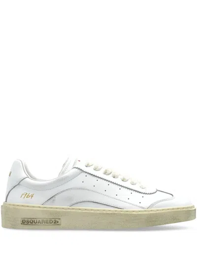 DSQUARED2 LEATHER SNEAKERS