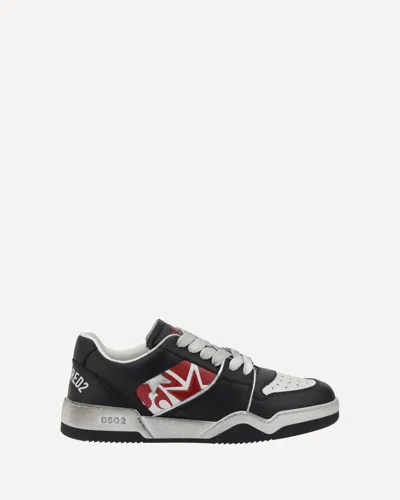 DSQUARED2 LEATHER SNEAKERS