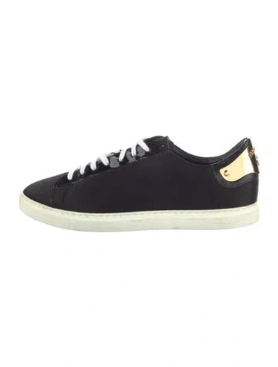 Pre-owned Dsquared2 Leather Sneakers In Black