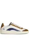 Dsquared2 Suede And Rubber Sole Sneakers In White