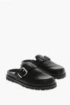 Dsquared2 Leather Sonny Clog Mules In Black
