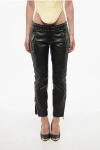 Dsquared2 Leather Studded Pants In Black