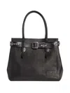 Dsquared2 Leather Tote Bag In Black