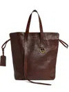 Dsquared2 Leather Tote Bag In Brown