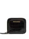 Dsquared2 Leather Wallet In Black