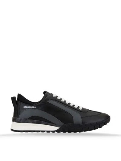 Dsquared2 Legend Low-top Logo Sneakers In Black