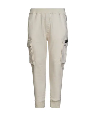 Dsquared2 Leisure Stretch Sweatpants In Nude