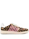 DSQUARED2 DSQUARED2 LEOPARD-PRINT SNEAKERS