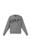 Dsquared2 Lettered Sweatshirt In Gray