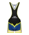 Dsquared2 Lettering One Piece Swimsuit In Black