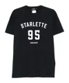 Dsquared2 Crew Neck T-shirt With Print In Black
