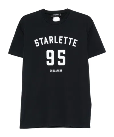 DSQUARED2 LETTERING-PRINT T-SHIRT