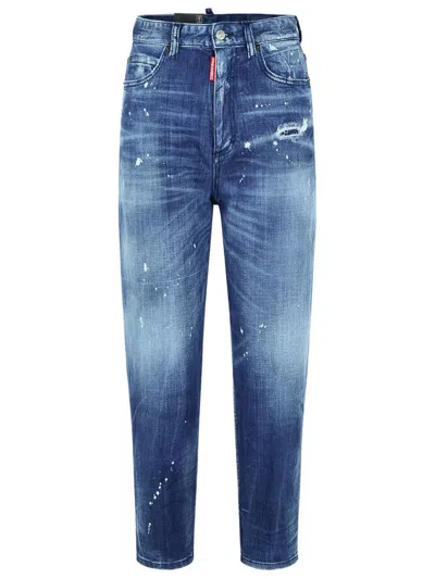 Dsquared2 Light Blue Cotton Jeans
