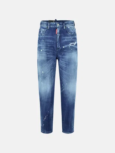 Dsquared2 Light Blue Cotton Jeans