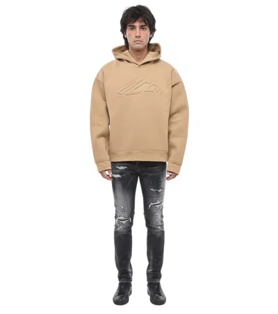 Dsquared2 Light Brown Logo Hoodie In Neutral