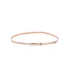 Dsquared2 Light Pink Solid Slim Belt In Neutral
