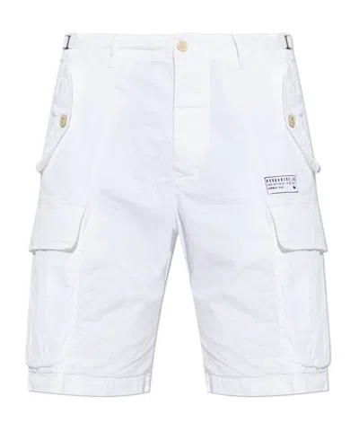 Dsquared2 Light Utility Kawaii Shorts In Yellow