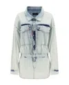 Dsquared2 Denim Dress Dsquared Clothing Blue In White