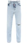 DSQUARED2 DSQUARED2 LIGHT WASH PALM BEACH JEANS WITH 642 MEN