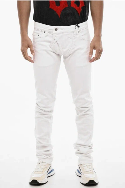 Dsquared2 Light Wash Shampei Straight Fit Jeans