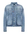 Dsquared2 Logo-embellishment Denim Jacket In Blue
