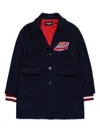 Dsquared2 Lined Blazer With Contrasting Cuffs In Blue