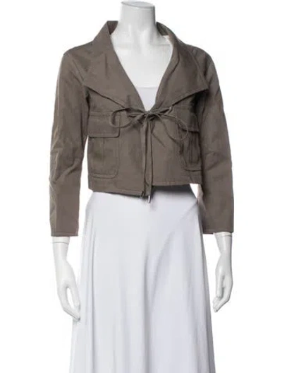 Pre-owned Dsquared2 Linen Jacket In Brown