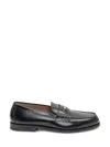Dsquared2 Black Loafers With Logo Plaque On The Front And Logo Lettering On The Heel In Leather Man In Black