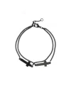 Dsquared2 Lobster Clasp Bracelet In Black