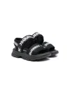 Dsquared2 Logo-strap Sandals In Black