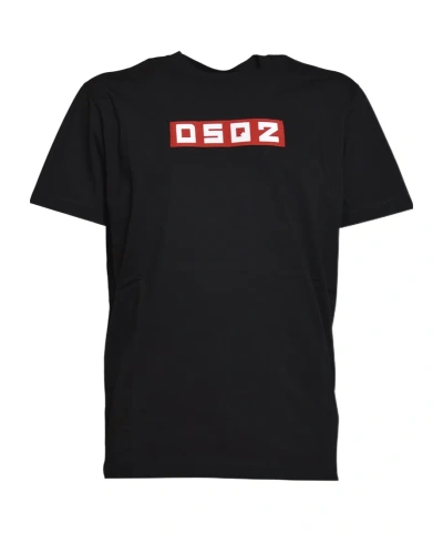 DSQUARED2 DSQUARED2 D2 LOGO PATCH CREWNECK T-SHIRT