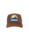Dsquared2 Logo-appliqué Baseball Cap In Brown