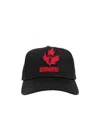 Dsquared2 Leaf Patch Baseball Cap In Black