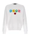 Dsquared2 'chic Fit' Crewneck Sweater In White