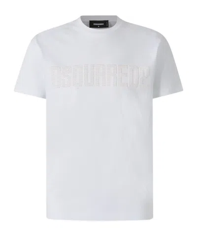 DSQUARED2 DSQUARED2 LOGO-EMBELLISHED CREWNECK T-SHIRT