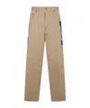 Dsquared2 Stone Cotton Pants In Nude