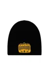 Dsquared2 Black Logo-applique Wool Beanie Hat In Black