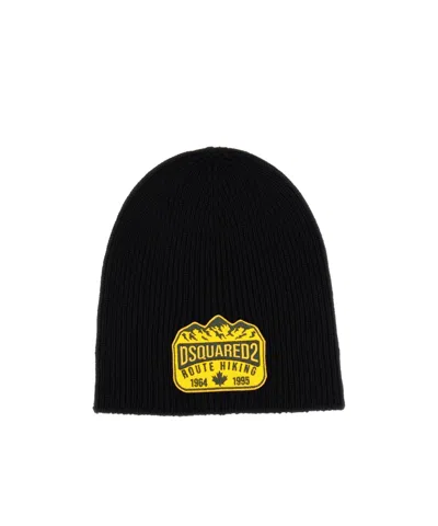 DSQUARED2 DSQUARED2 LOGO-PATCH BEANIE