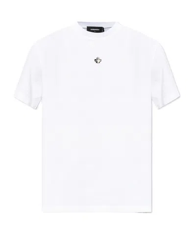 DSQUARED2 DSQUARED2 LOGO PATCH CREWNECK T-SHIRT