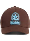 Dsquared2 Logo Applique Baseball Cap In Brown