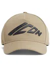 Dsquared2 Logo Applique Baseball Cap In Neutrals