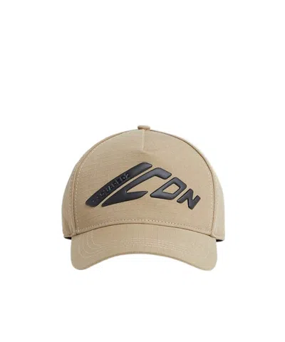 Dsquared2 Logo Applique Baseball Cap In Nude