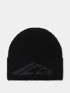 Dsquared2 Logo-appliqué Beanie In Black