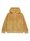 Dsquared2 Teddy Jacket With Icon New Generation Logo In Neutrals