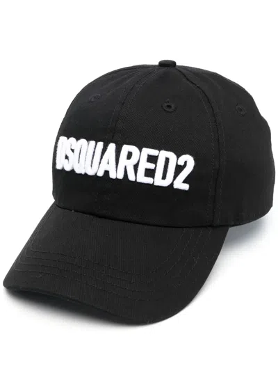 DSQUARED2 LOGO-APPLIQUÉ BASEBALL CAP