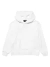 Dsquared2 Logo-appliqué Cotton Hoodie In White