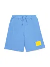 Dsquared2 Logo-appliqué Cotton Shorts In Blue
